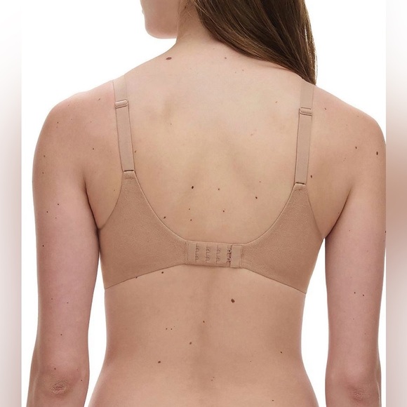 Chantelle Stella Lace Unlined Underwire Bra in Coffee Latte Nude - Picture 2 of 6